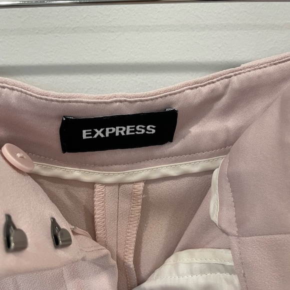 Express Shortie High Rise Blush Pink Shorts - Picture 6 of 8